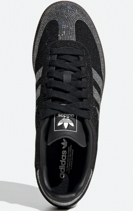adidas Samba OG Rhinestone Black Silver Women's