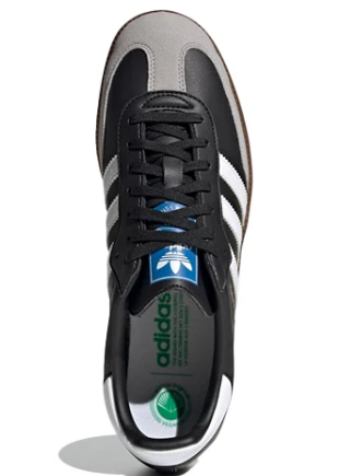 adidas Samba Vegan Shoes 'Black White Brown' H01878